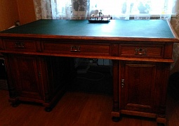 Реставрация столешницы письменного стола